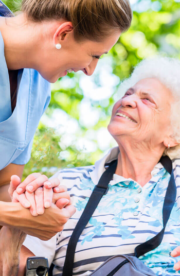 Helping old women